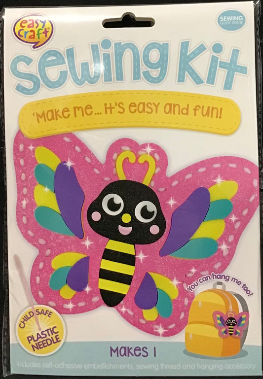 Sewing Kit - Butterfly #2 - Plastic needle included