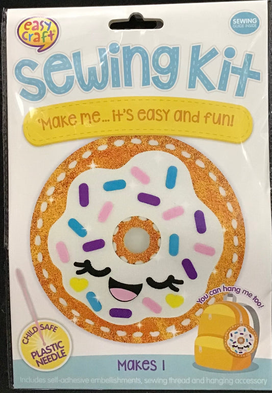 Sewing Kit - Donut - Plastic needle included
