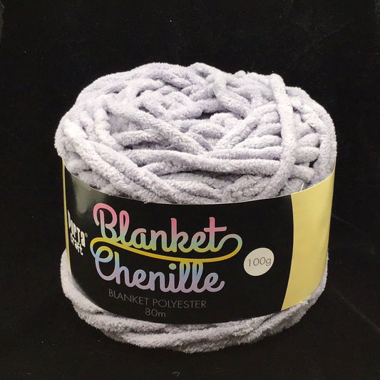 Blanket Chenille - Blanket Polyester Wool 80m - 100g - Solid Stone