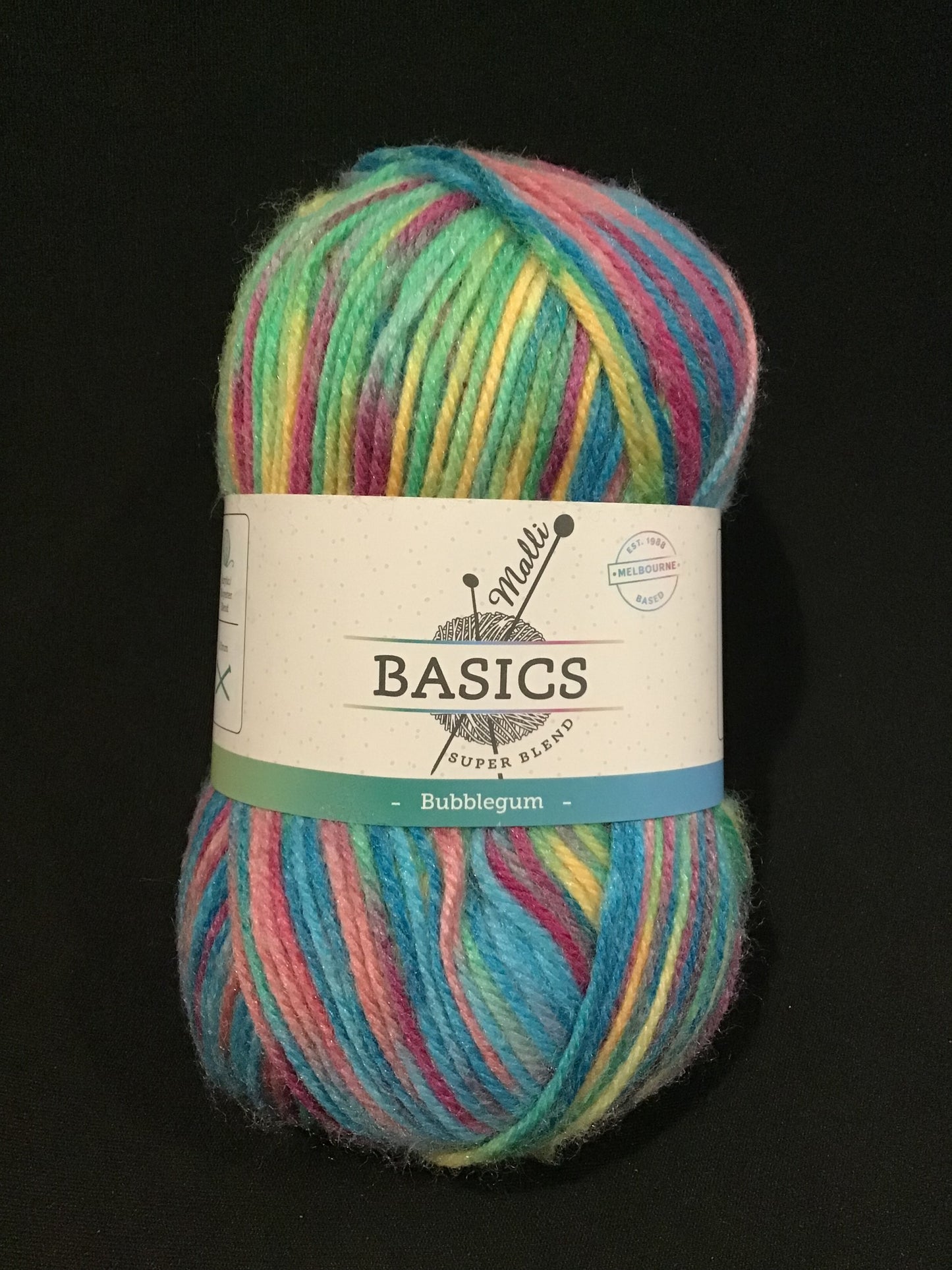 Malli Basics Super Blend Yarn - 4 Ply - Bubblegum - 100g - 100% Acrylic