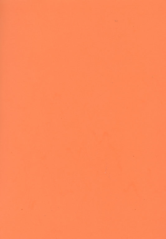 Craft Foam x 2 Sheets - Orange - Size Approx 30cm x 23cm - Thickness 2mm