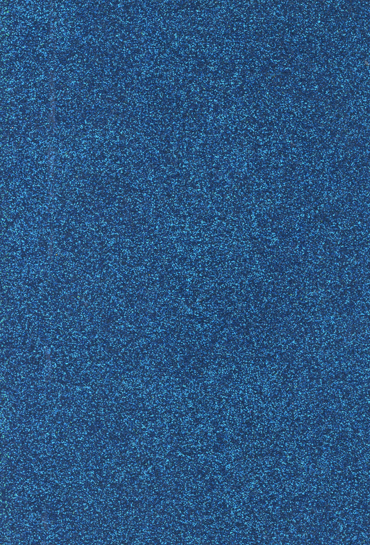 A5 Glitter Paper 2pk - Cyan Blue