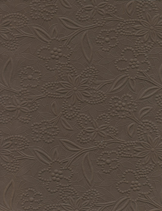 Specialty Paper 1 x Handmade A4 Embossed Chocolate Spring Flower Paper