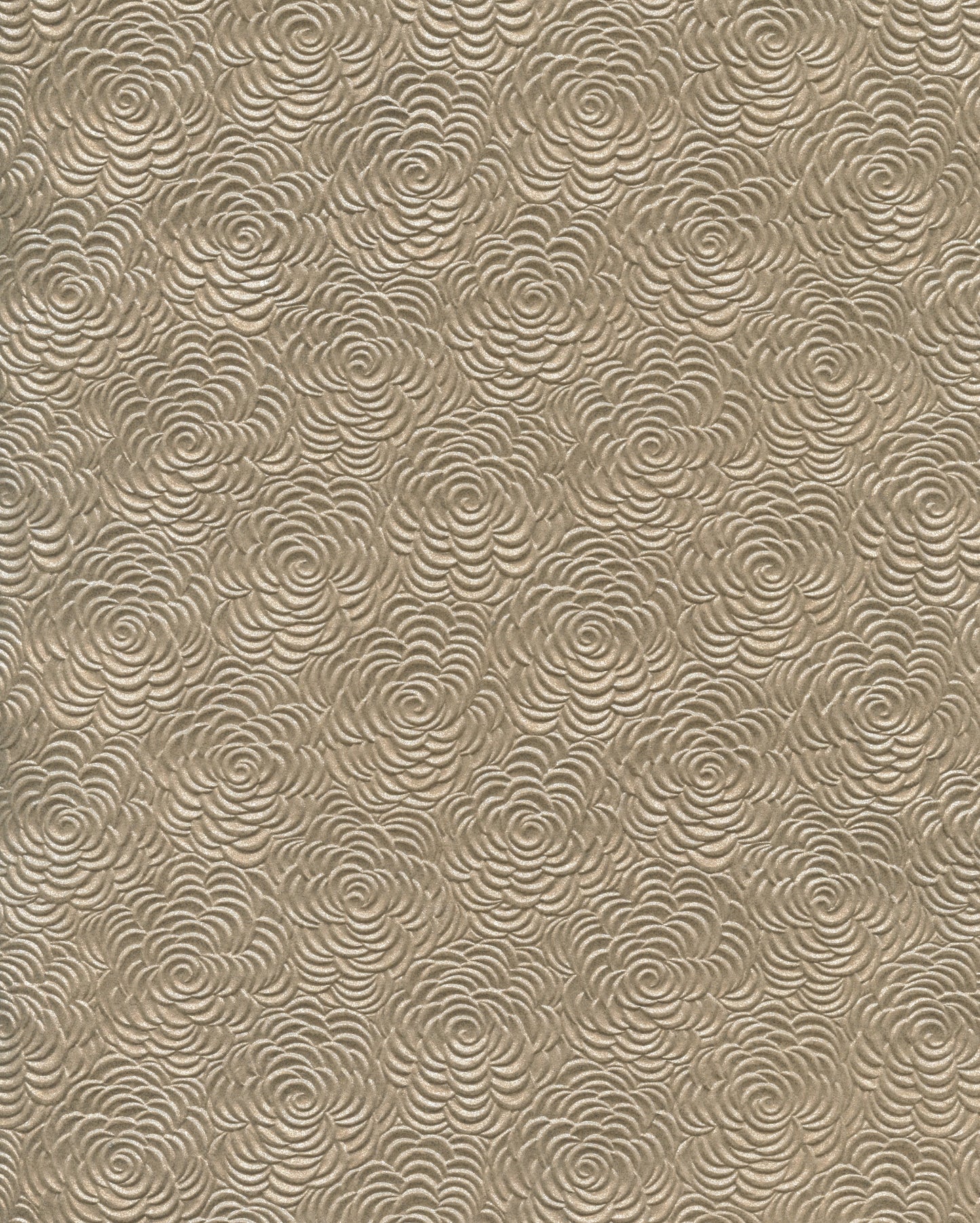 Specialty Paper 1 x  A4 Embossed Handmade Floret - Soft Gold