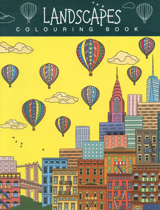 Colouring Book - Landscapes - 32 Pages