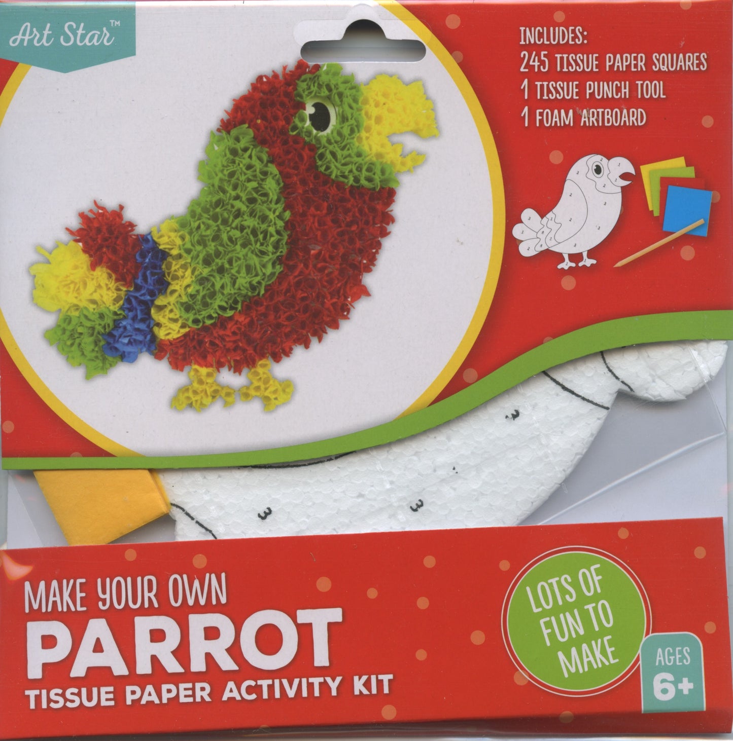 Tissue Paper Activity Kit - Parrot