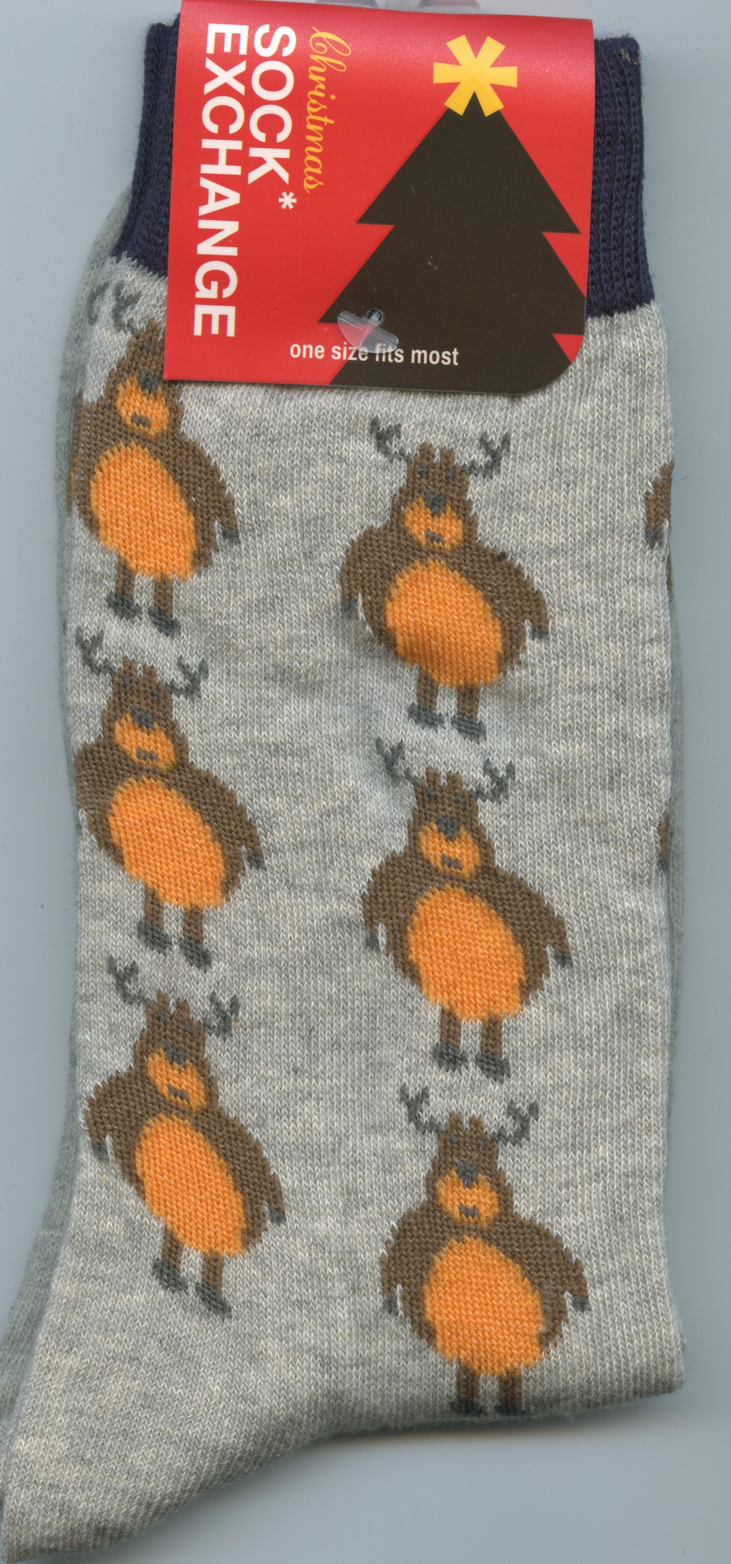 Sock Exchange Christmas Socks - Reindeers - One size fits most