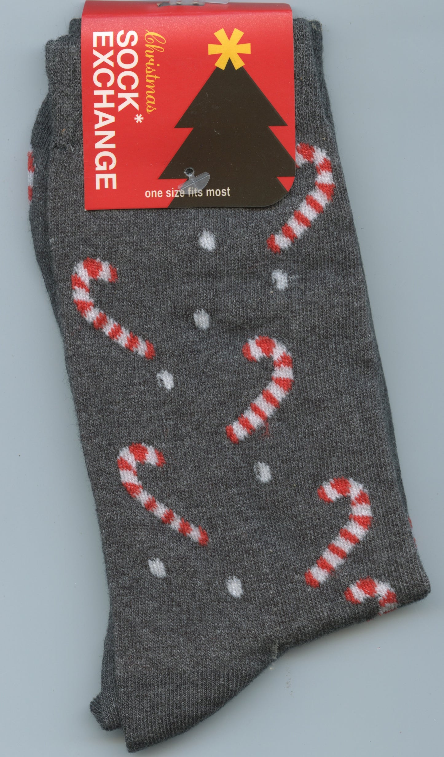 Sock Exchange Christmas Socks - Candy Canes - One size fits most