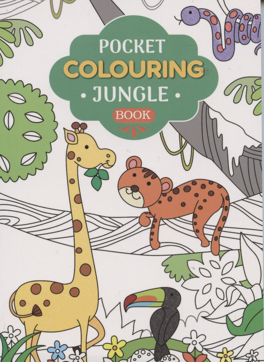 Pocket Colouring Book - Jungle - 80 pages