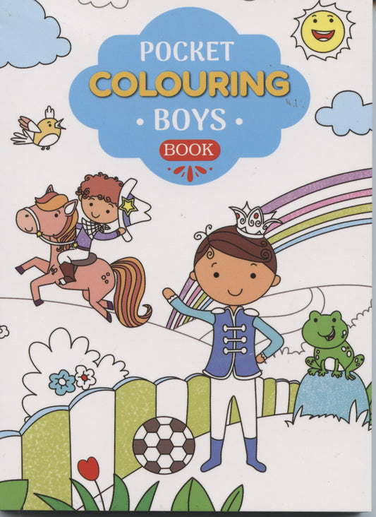 Pocket Colouring Book - Boys - 80 pages