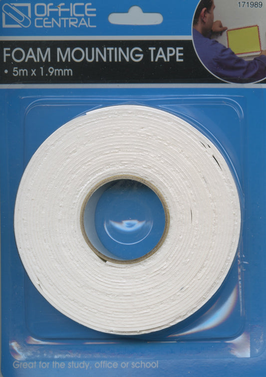 Foam Mounting Tape - 5 metres x 1.9 mm