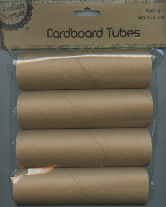 Cardboard Tube/Rolls 4pk 14x4cm