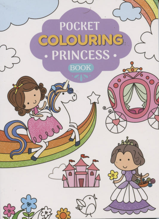 Pocket Colouring Book - Princess - 80 pages