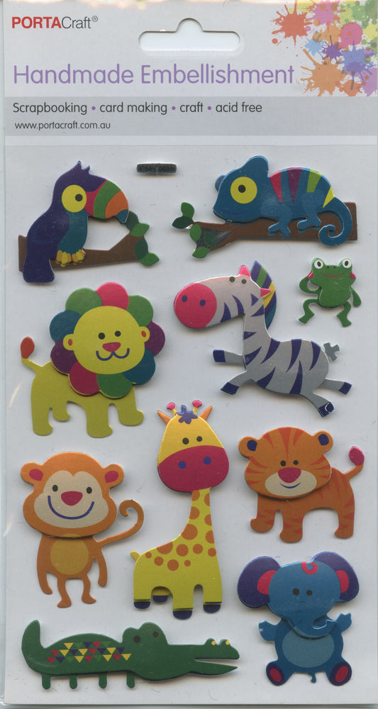 Porta Craft - Animals Pack #2 - Embellishments - 10 pc