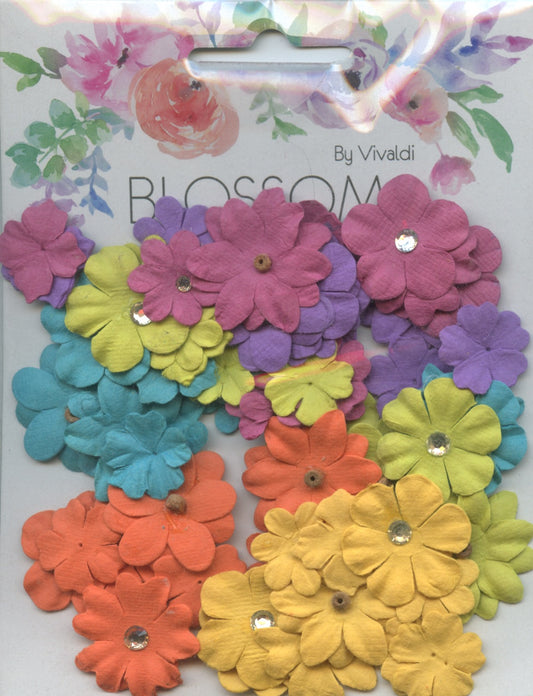 Blossoms Spring Flower Blend Brights - 60 pc