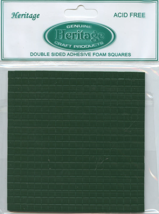 Double Sided Adhesive Black Foam 5mm Square - Thickness 2mm - Acid Free