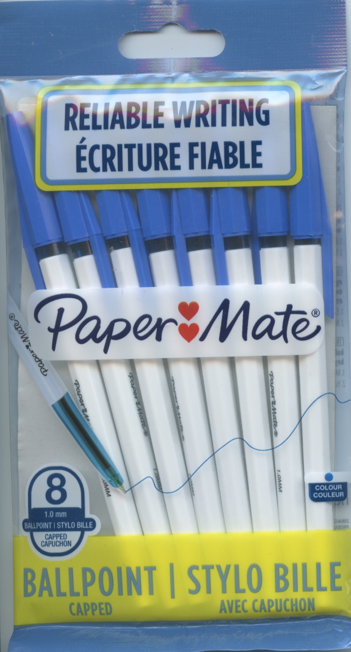 Paper Mate Ballpoint Pen - Blue - 8 pk