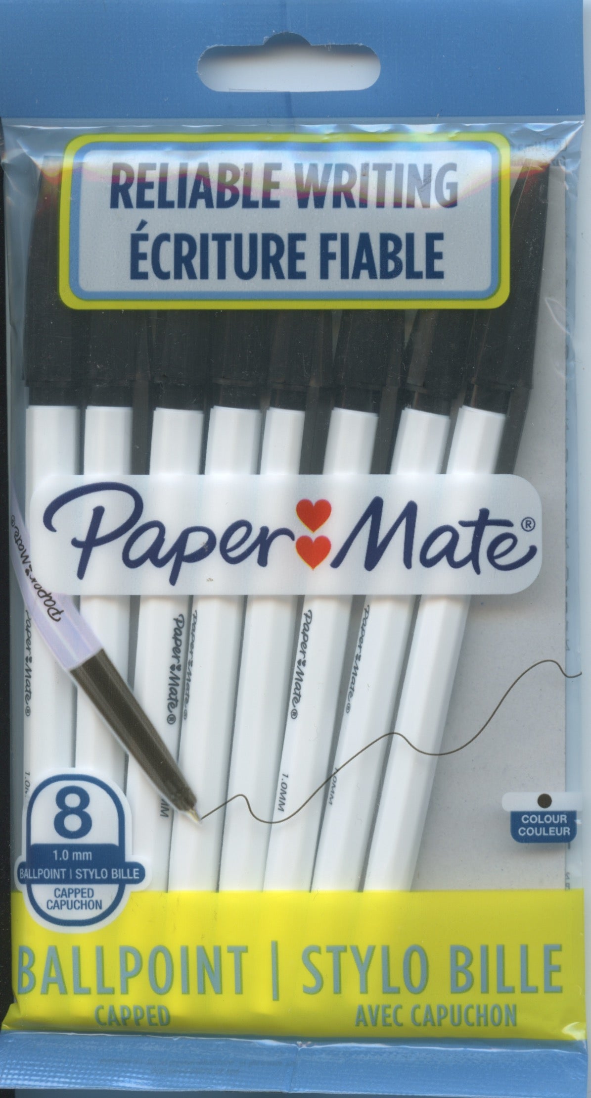 Paper Mate Ballpoint Pen - Black - 8 pk