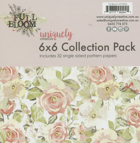 Full Bloom - 6x6 Collection Paper Pack - 32 Pattern Papers