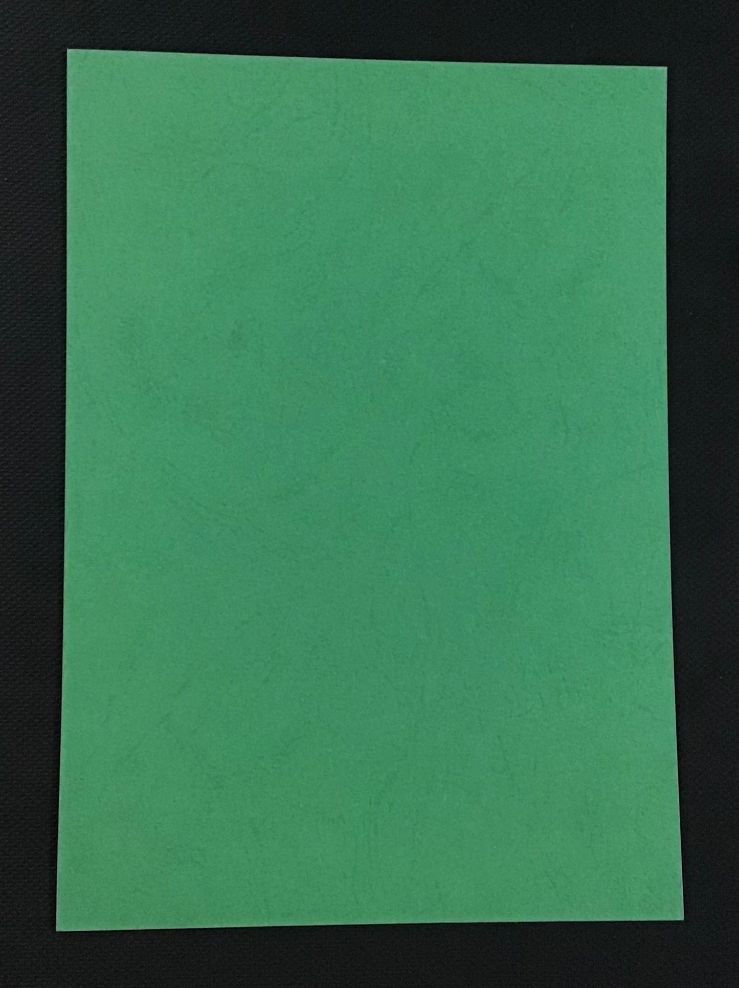 Leather Grain Card - Green - 10 pack