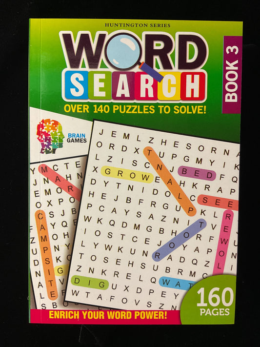 Word Search 140 Puzzles - Book 3