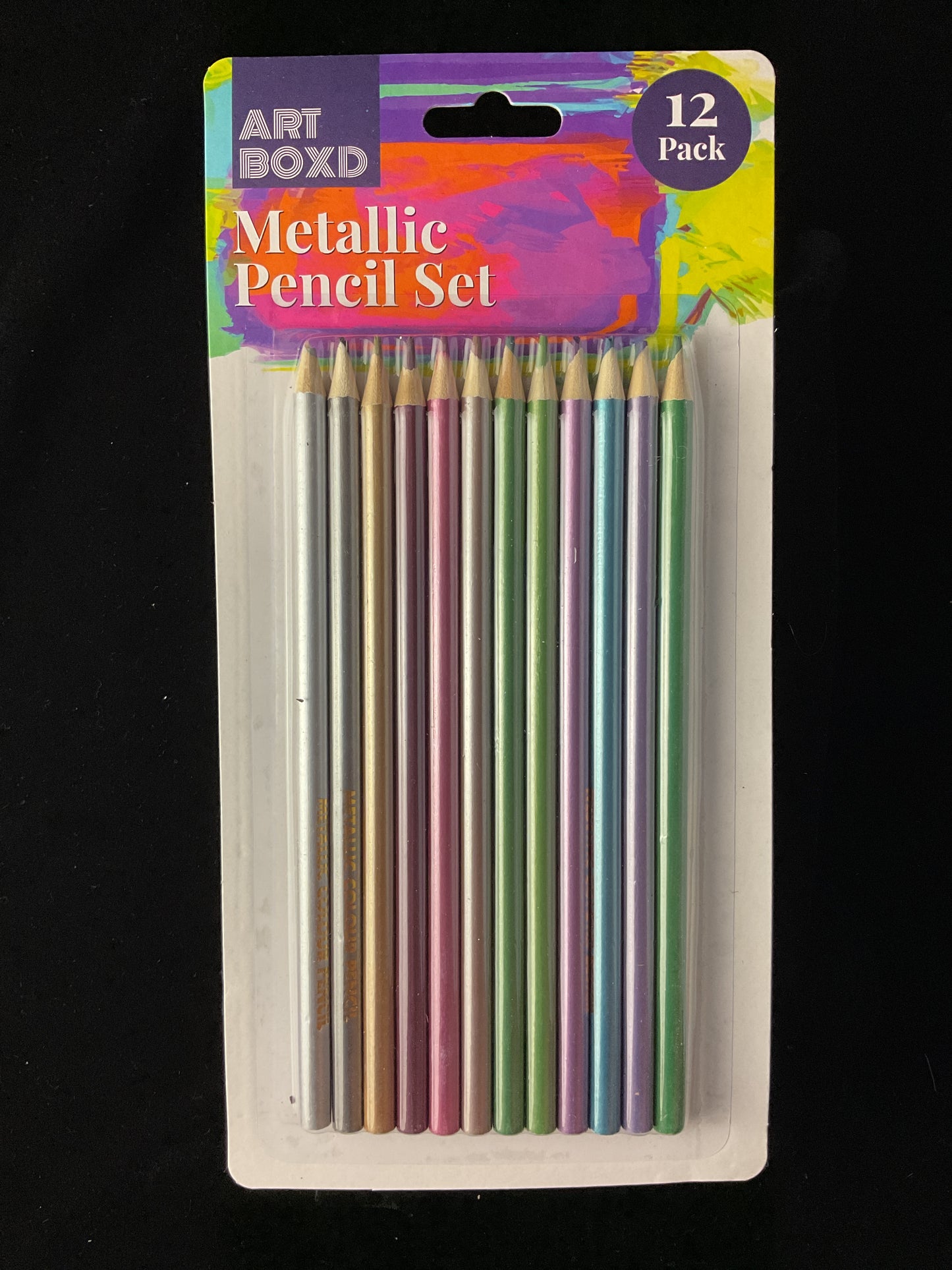 Metallic Pencil Set - 12 Pack