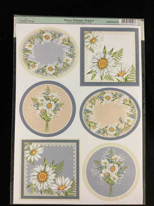 Hobby House - Daisy Dreams - Card Toppers