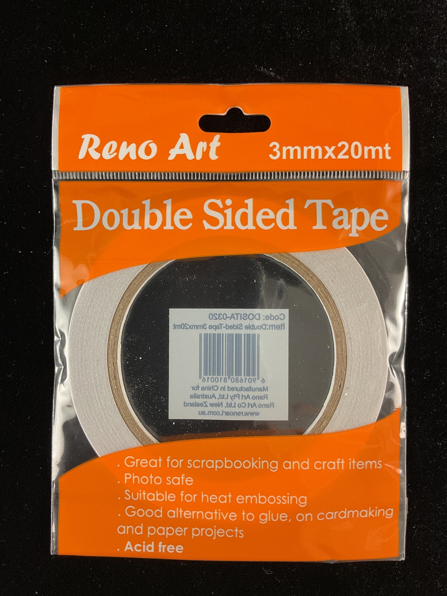 Reno Art Double Sided Tape 3mm x 20m