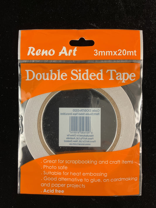 Reno Art Double Sided Tape 3mm x 20m