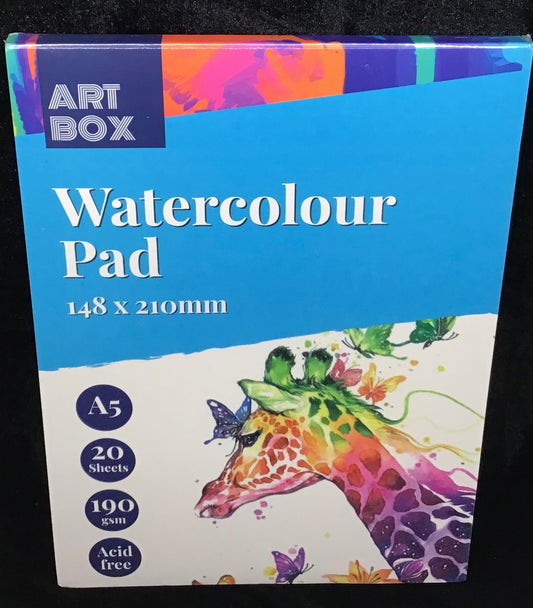 A5 Watercolour Pad - 20 Sheets