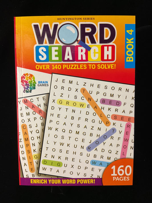 Word Search 140 Puzzles - Book 4