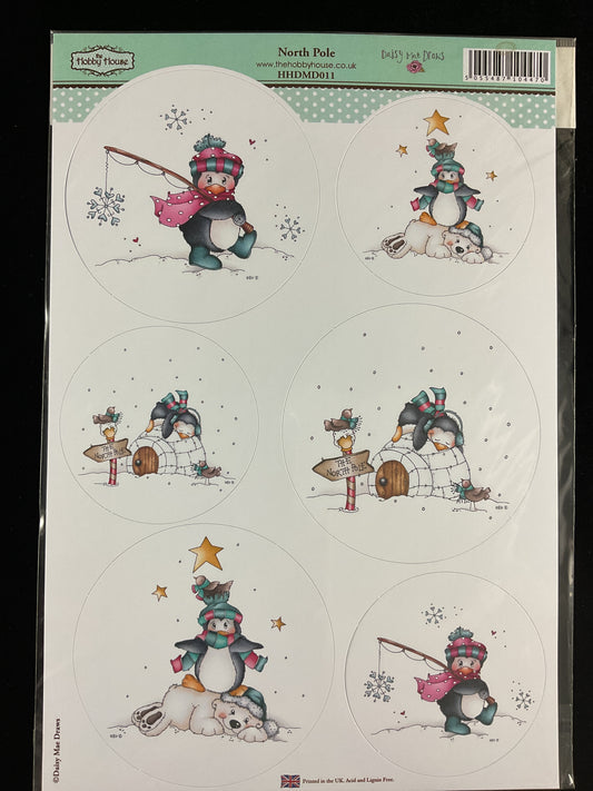 Hobby House - North Pole - Card Toppers