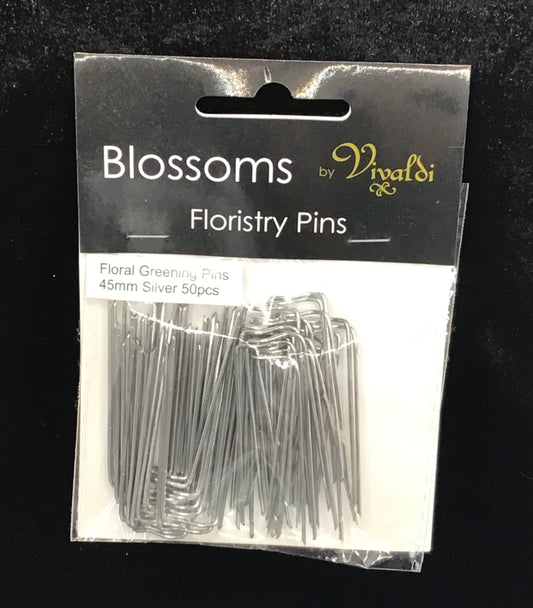 Floristry Pins - Silver - 45mm - 50 pk