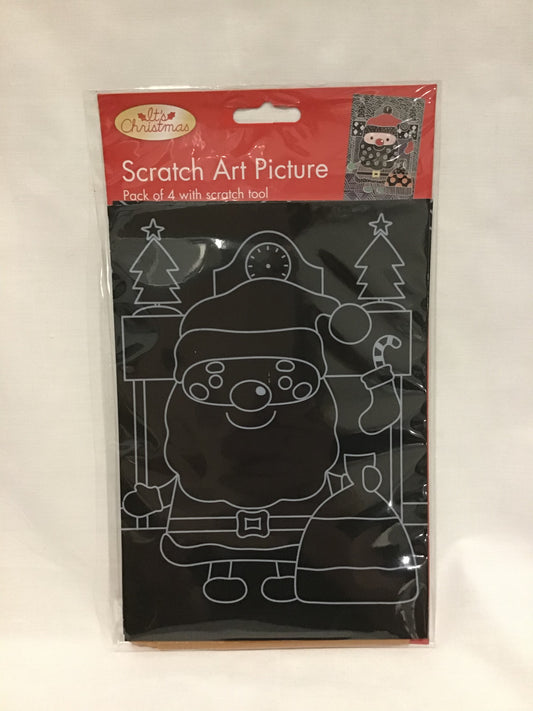 It’s Christmas - Scratch Art #2 - Pk 4 - scratch tool