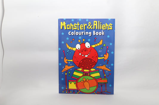 Colouring Book- Monster and Aliens