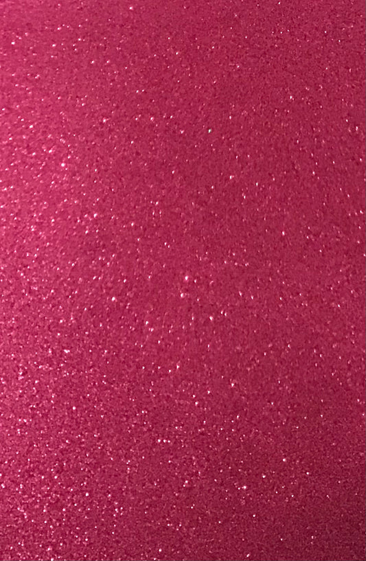 Craft Foam Glitter Hot Pink - Size Approx 21.5 x 16cm - Thickness Approx 1.5mm