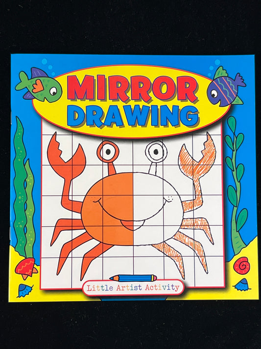 Mirror Drawing Activity Book - 24 pages - 48 Drawings to Complete