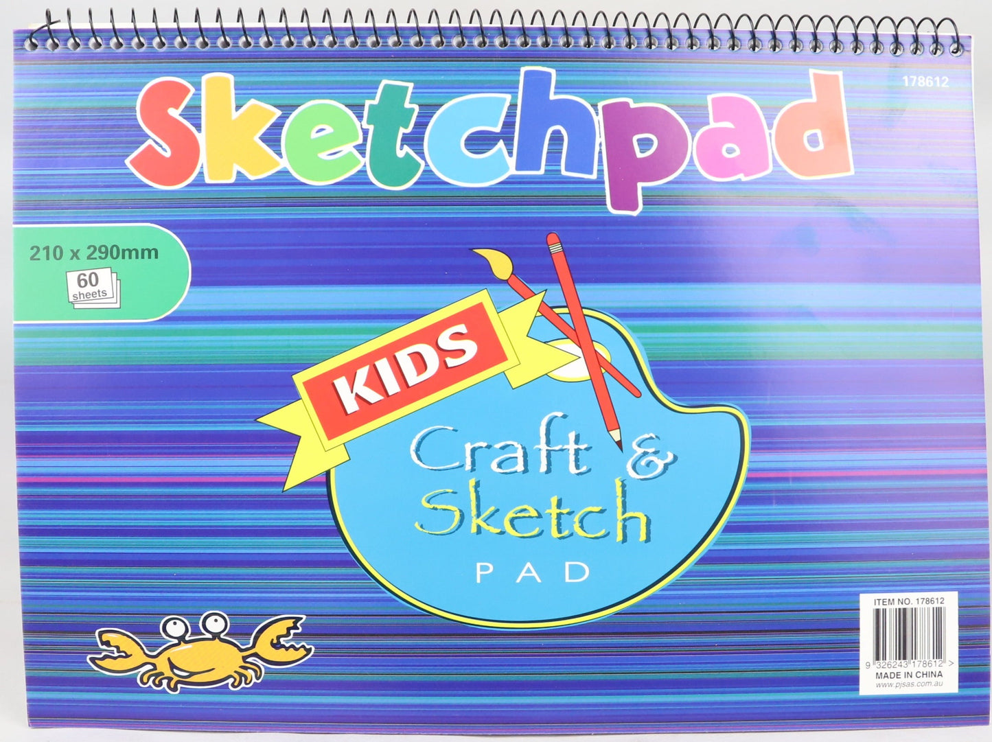Kids Sketch Craft Pad 60 Sheets 210x290mm