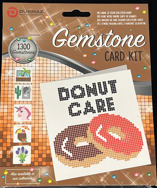Durmaz Gemstone Card Craft Kit - Donut Care