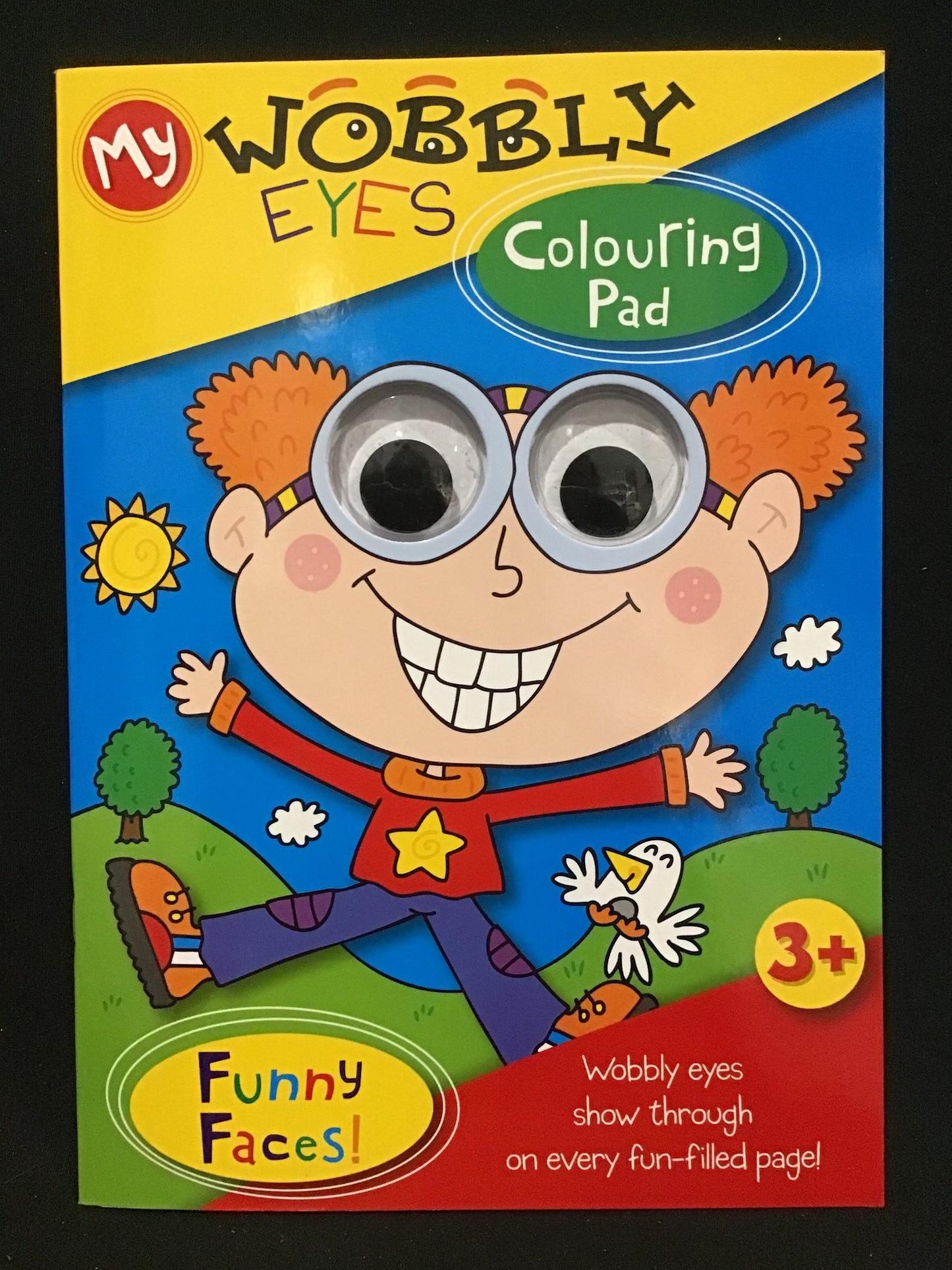 Wobbly Eyes Colouring Book - Funny Faces