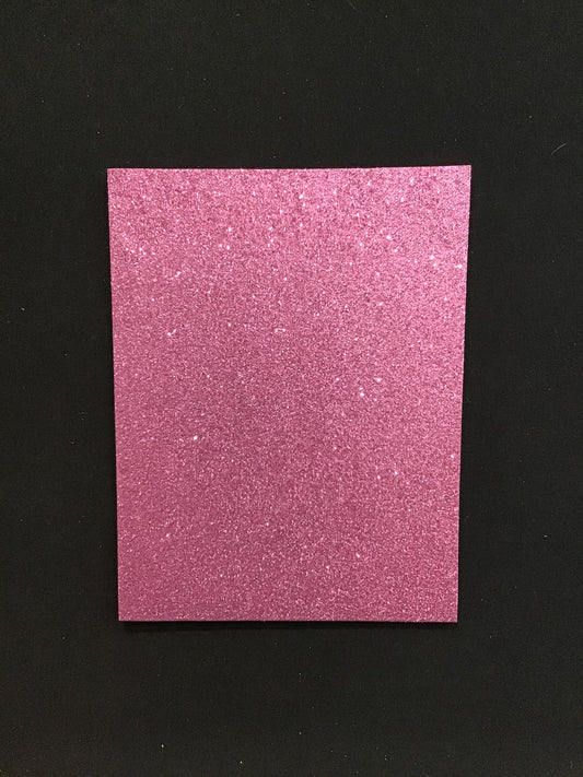 Craft Foam Glitter Pale Pink - Size Approx 16cm x 21cm - Thickness 2mm