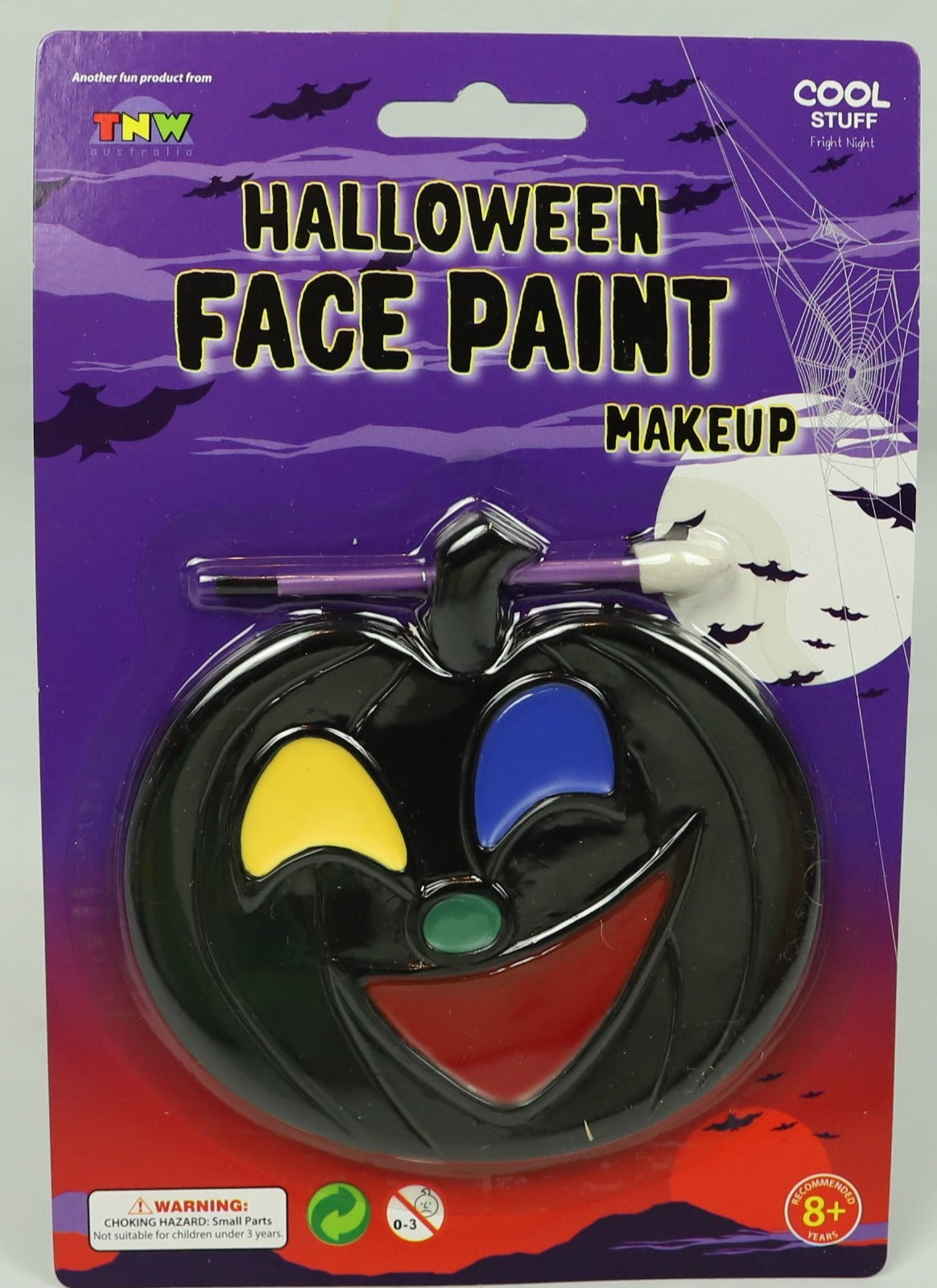 Halloween Face Paint - Pumpkin Tray - 4 Colours