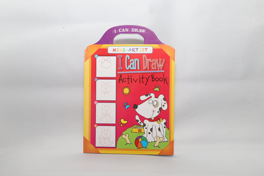 Mini Artist I Can Draw Activity Book - Mix of Pictures to Draw - 24 pages Book #1