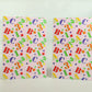 Wrapping Paper Sheets 2x ABC 123 Girl Theme 70cm x 50cm