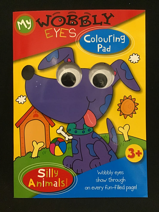 Wobbly Eyes Colouring Book - Silly Animals