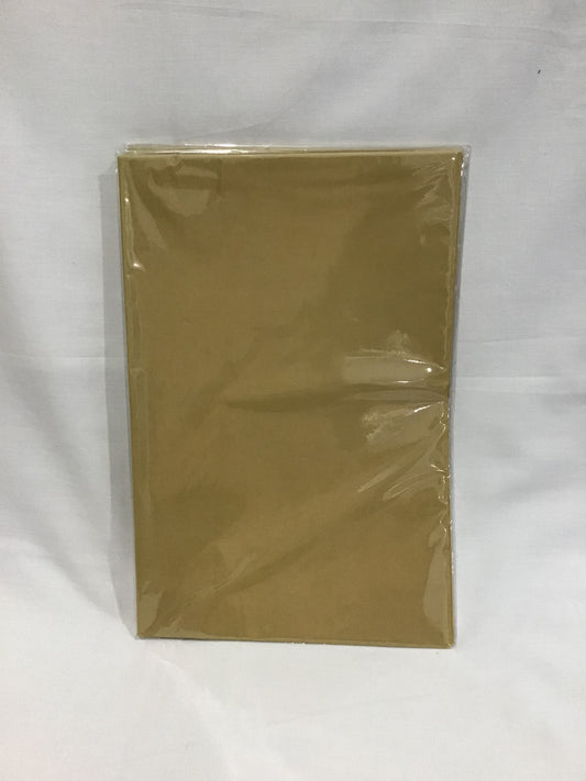 Tissue Paper - Gold - 5 Sheets - Each sheet 70cm x 50cm