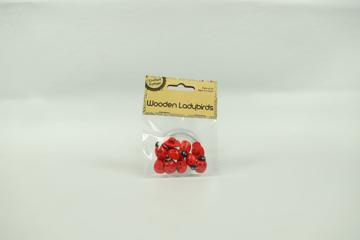 Mini Wooden Ladybirds - Pack of 10