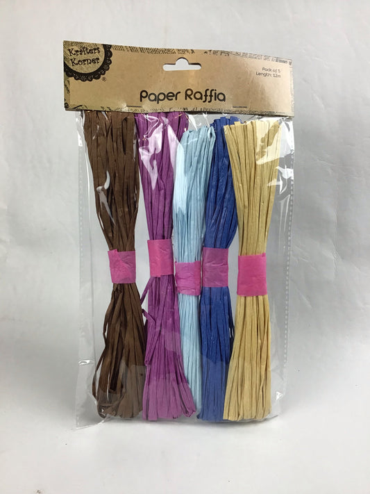 Paper Raffia Hanks - Pack #2 - Pack of 5