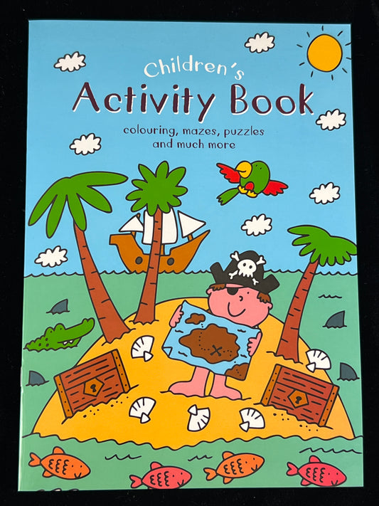 Children’s Activity Book #4 - Colouring, mazes, puzzles and much more