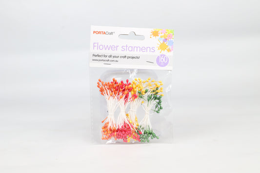 Porta Craft Flower Stamens Assorted Colours #4 - 160 pc